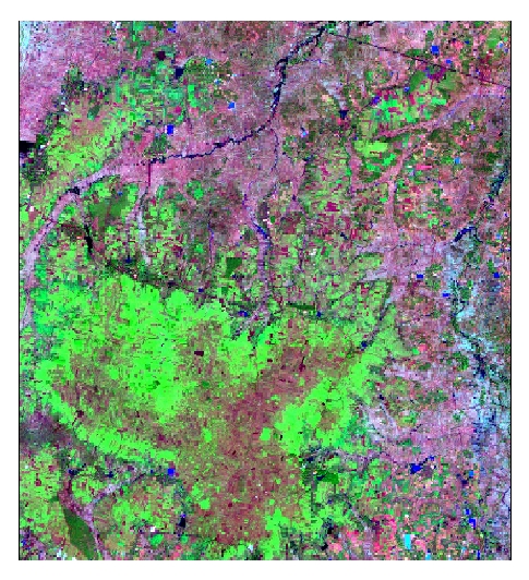 Landsat TM:December 24, 1995